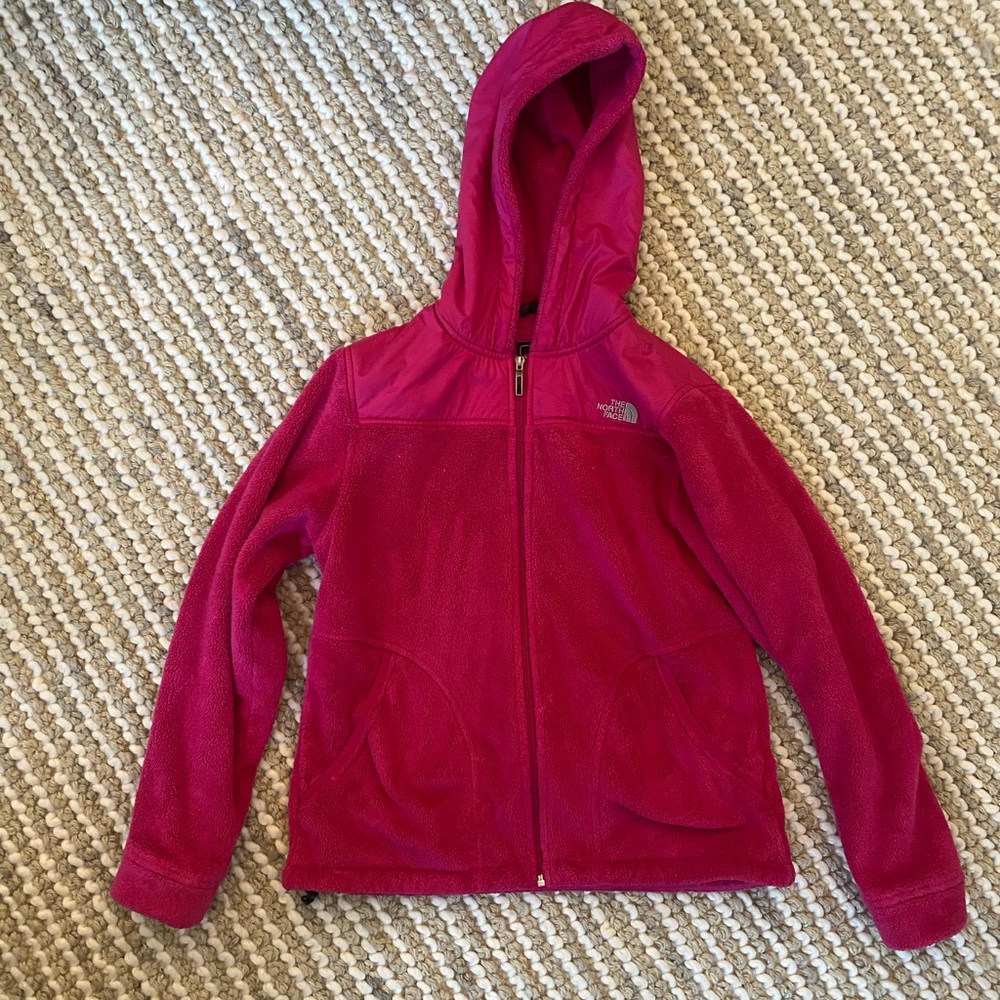 Pink NORTH FACE zip up